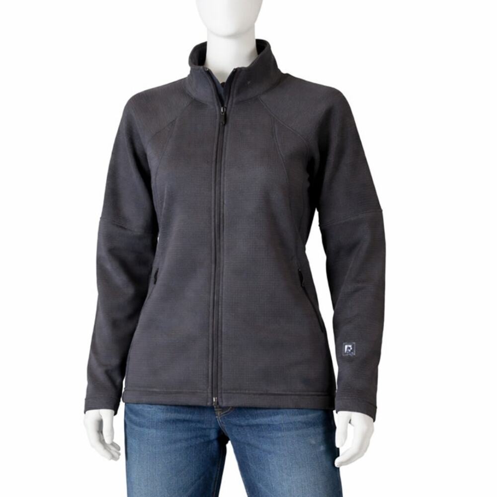 Patagonia R Series Polartec Fleece Jacket Womens S Gray Full Zip USA gorpcore